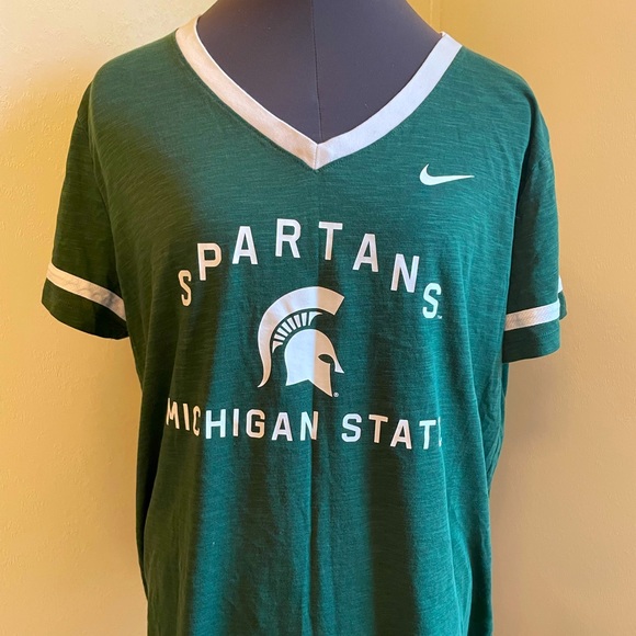 MSU Nike Dri-Fit T-Shirt - Picture 1 of 3